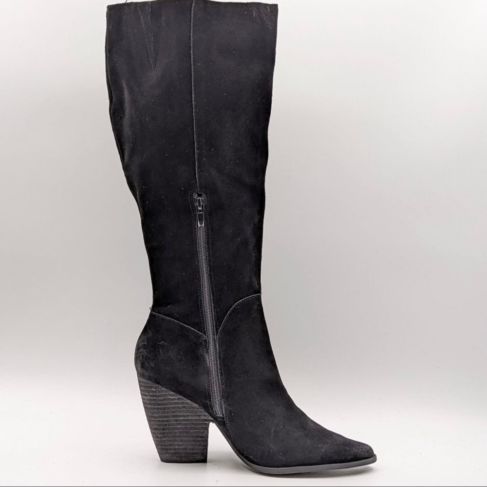 Charles David Nelson Western Suede Women Luxe Suede Boots size 9.5 - Picture 4 of 4